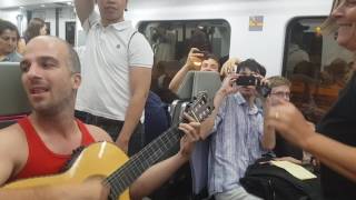 Despacito Luis Fonsi en el tren cover [upl. by Yrogerg365]