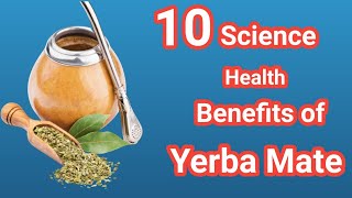 10 science backed health benefits of yerba mate  Sky world  Health TIps  yerba mate tea [upl. by Duer]