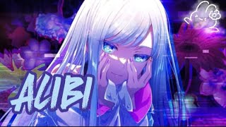 Nightcore  ALIBI lyrics nebh002 [upl. by Cutlor56]