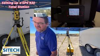 Siteworks SPS930 Total Station Set Up 1 [upl. by Raskin514]