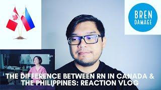 DIFFERENCE BETWEEN RN IN CANADA amp THE PHILIPPINES REACTION VLOG [upl. by Razal]