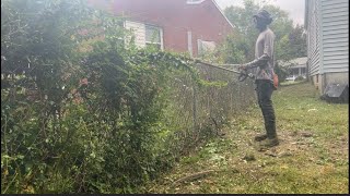 String Trimming With the STIHL FS111R powerful [upl. by Kellie812]