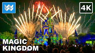 4K Magic Kingdom Fireworks Show 🎆 Happily Ever After  Disney World Orlando Florida USA 🎧 [upl. by Ennaira]