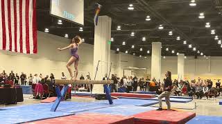 Olivia Choi  2026  Level 10  Pikes Peak Cup event finals  Beam  9975 [upl. by Zales]