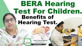 What is BERA Brain Stem Evoked Response Audiometry  Bera Hearing Test Dr Harika ENTCareHospital [upl. by Ditzel]