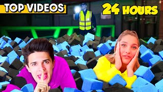 Craziest OVERNIGHT CHALLENGES  Brent Rivera [upl. by Brenza167]