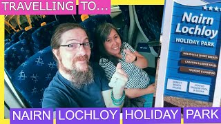 GOING TO NAIRN LOCHLOY HOLIDAY PARK  TRAVEL BY TRAIN  SCOTRAIL [upl. by Aihsercal]