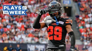 CFL Plays of the Week  Week 5 2023 [upl. by Nylrad]