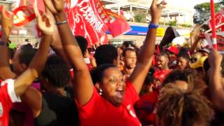 Cape Verde celebrates win of SL Benfica in Portuguese football championship [upl. by Llertniuq491]