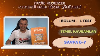 1 Test  1 Bölüm  Temel Kavramlar  METİN YAYINLARI [upl. by Clifford518]