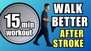 15Minute RealTime Workout to Improve Leg Strength After Stroke [upl. by Sams293]