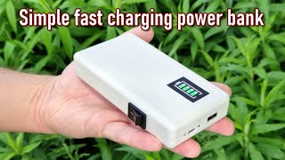 Simple fast charging powerbank DIY [upl. by Dur676]