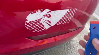 How to Remove Clean Air HOV Decal Stickers for 10 [upl. by Irrem442]