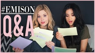 Emison QampA Pt 1 with Sasha Pieterse  Shay Talk [upl. by Leeda]