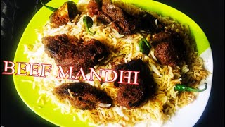 Arabian Beef MandhiHotel Style Arabian MandhiBeef Mandhi Recipe Malayalam [upl. by Eldoree598]