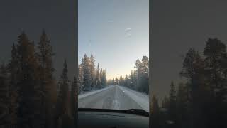 Driving in Lapland Finlandfinland4k finland finlandtourism winter driving carlover car [upl. by Aienahs24]