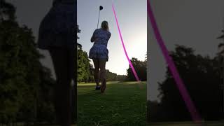 golfwiken golfswing drive girlgolf pink girlpower girlgolfer swinglikeagirl [upl. by Matt]