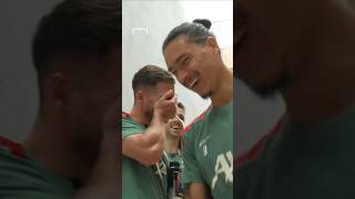 DARWIN NUNEZ made them CRACK UP LAUGHING 🤣 shorts football soccer [upl. by Persian]