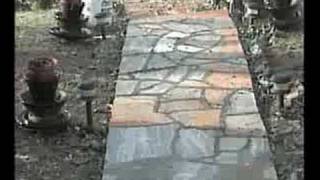 Construction of my Stone Sidewalk part 1 [upl. by Aray116]