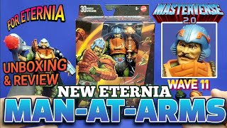 UNBOXING amp REVIEW Masterverse MANATARMS New Eternia Masters of the Universe Action Figure Review [upl. by Wordoow]