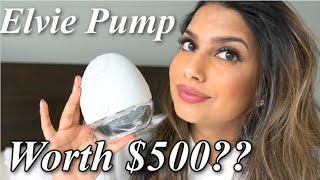 ELVIE BREAST PUMP Honest Review Pros amp Cons  Tips [upl. by Lindsy]