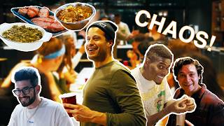 The Chaotic FOOD FREAK Friendsgiving 30 Chef Potluck [upl. by Baptista820]