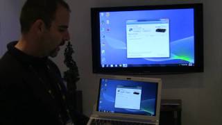 Intel WiDi Wireless Display Tech Demo CES  HotHardwarecom [upl. by Anneiv]