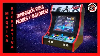 MÁQUINA RECREATIVA CASERA  BARTOP ARCADE  Hazlo tú mismo [upl. by Hgielrebma]