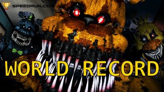 FNAF 4 WORLD RECORD ANY  313761 [upl. by Carline]