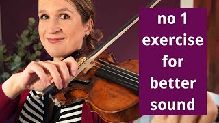 FINGER BOWING no 1 exercise to improve your violin sound quality [upl. by Nylitak]