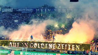 TSV 1860 München 03 Borussia Dortmund 29072022 Corteo Choreo amp Pyroshows [upl. by Redienhcs]