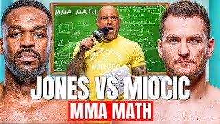 Using MMA Math To Predict Jon Jones vs Stipe Miocic UFC 309 MSG [upl. by Ivett]