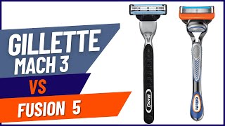 Gillette Mach 3 vs Gillette Fusion 5  Comparing Differences and Shave [upl. by Namron]