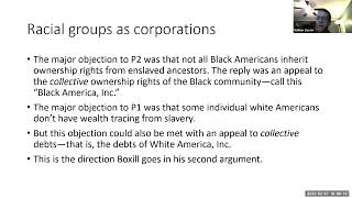 Boxill on Reparations [upl. by Eirrod]