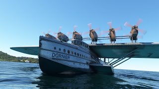 First look at the latest quotLocal Legendquot in Microsoft Flight Simulator  the mighty Dornier Do X [upl. by Haldane255]