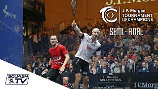 Squash Gaultier v Rosner  Tournament of Champions 2018 SemiFinal Highlights [upl. by Merete322]