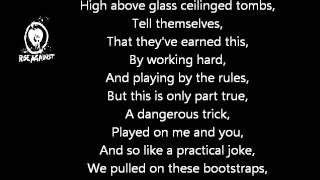 Rise Against Disparity By Design Lyrics [upl. by Oker]