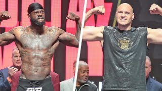 Deontay Wilder vs Tyson Fury II • FULL WEIGH IN amp FACE OFF • Heavyweight Championship Boxing [upl. by Ayokal]