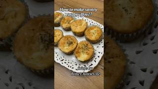 How to Make Savory amp Easy Muffins 🧁🧀 Perfect Snack or Side Dish [upl. by Beckerman973]