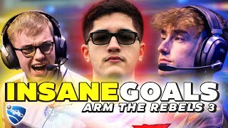 THE ABSOLUTE BEST GOALS OF ARM THE REBELS 3  1v1 Rocket league Tournament [upl. by Anders]