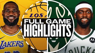 LAKERS at BUCKS  NBA PRESEASON FULL GAME HIGHLIGHTS  October 10 2024 [upl. by Eniaj348]