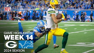 Green Bay Packers vs Detroit Lions Game Highlights  NFL 2024 Season Week 14 [upl. by Cutcheon]