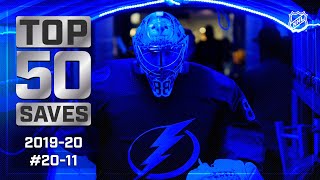 Top 50 Saves of the 201920 Regular Season 2011  NHL [upl. by Binnie]