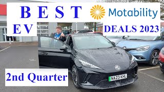 Best Motability EV Deals 2023 Second Quarter [upl. by Eittod74]