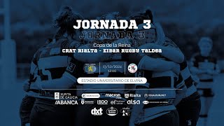 CRAT RIALTA  EIBAR RUGBY TALDEA  JORNADA 3  COPA DE LA REINA [upl. by Llenrep]