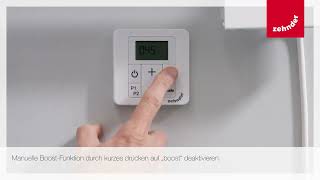 Zehnder Heizkörper Elektroeinheit RACY  Bedienung mit Steuergerät Modell 2 [upl. by Ax]