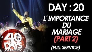 Pasteur Gregory Toussaint  40DAY FAST  DAY 20 I L Importance du Mariage [upl. by Atila569]