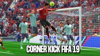 Fifa 19 Best Corner Kick Goals FIFA 19 Corner Kick fifa fifa19 gameplay sportsera7800 [upl. by Odanref]