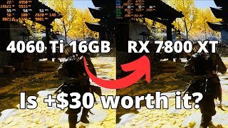 AMD embarrasses Nvidias midrange 4060 Ti 16GB vs RX 7800 XT in 2024 The Ultimate Comparison [upl. by Illac]