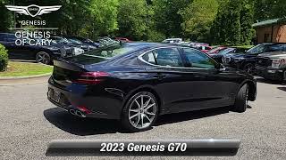 Certified 2023 Genesis G70 20T Cary NC G701316L [upl. by Ardnasirk]